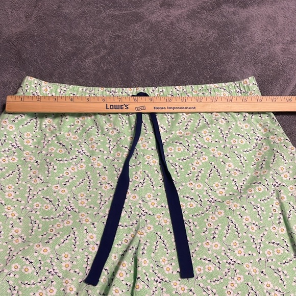 Charter Club Women’s pajama set, Yellow Top, Mint Floral Print Bottom size M/L - Picture 13 of 16